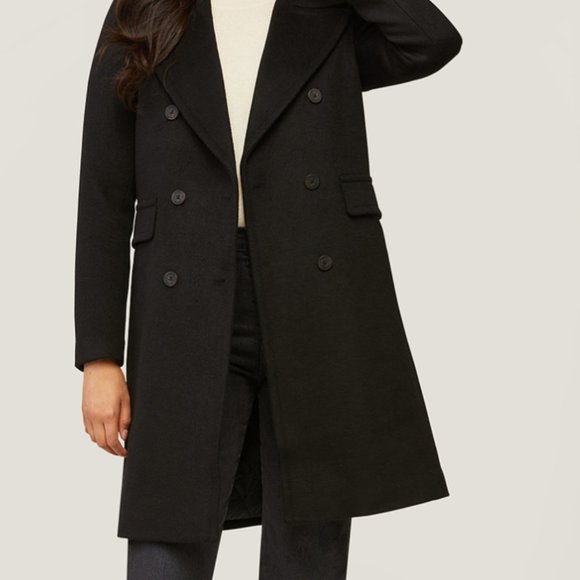 BNWT Soia Kyo Classic Wool Coat - Picture 3 of 8